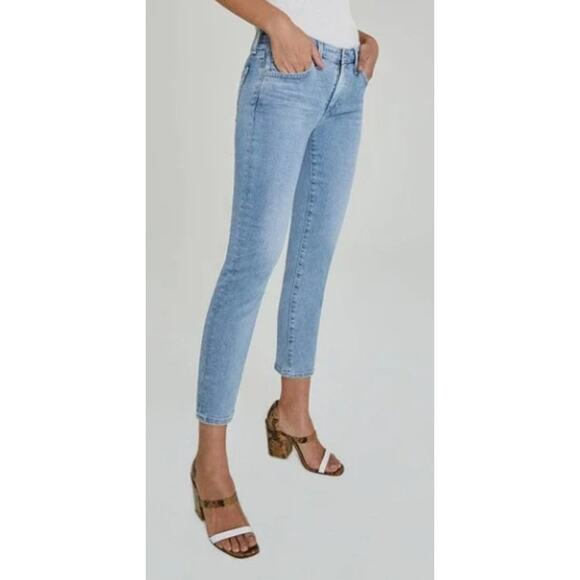 AG Jeans Adriano Goldschmied Prima Crop 26 Years Skylight Light Wash Jeans sz 29 - Picture 3 of 12